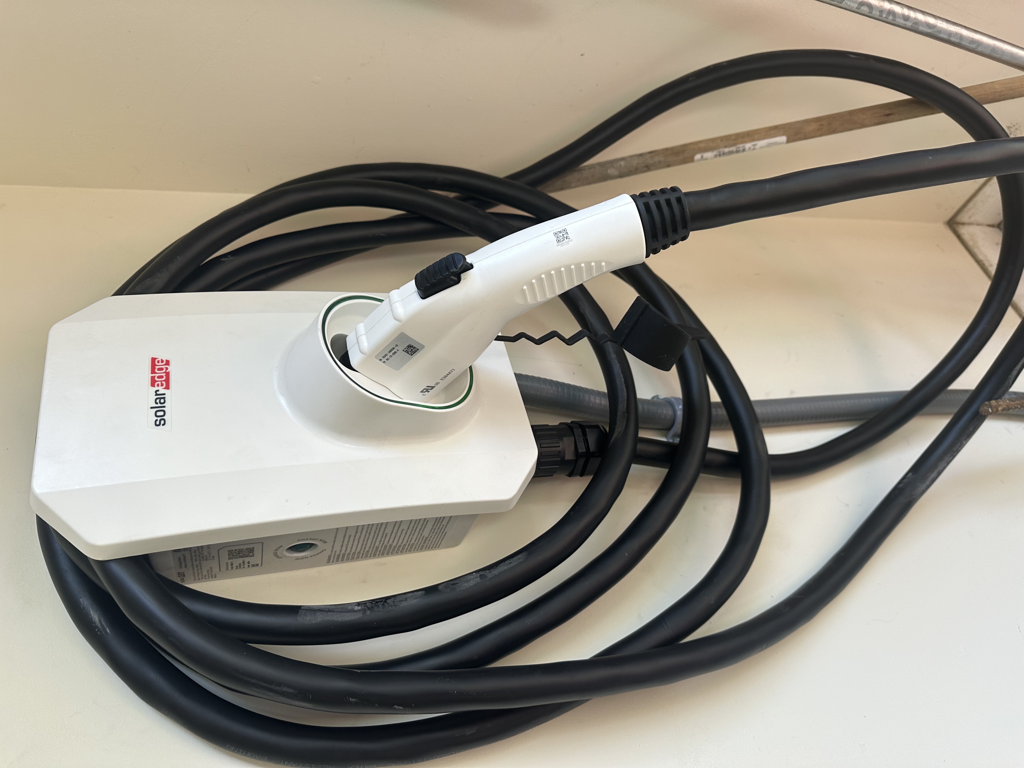 EV charger installation in garage